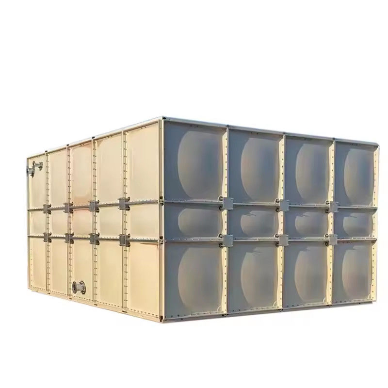 ถังน้ําแบบ Modular Frp Grp Smc ถังน้ําไฟเบอร์กลาส 10000 ลิตร ถังเก็บน้ํา ถังเก็บน้ําฝน