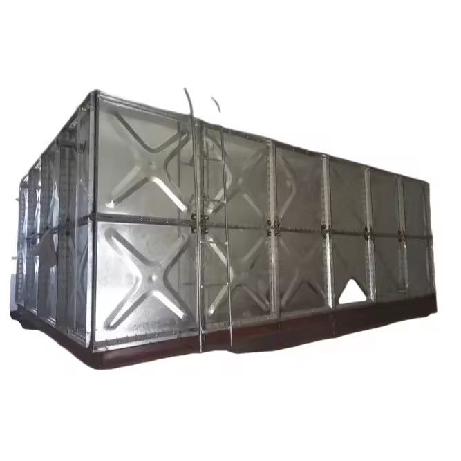 Estructura de acero galvanizado de inmersión en caliente Tanque de agua Precio Reservorio de agua de torre de acero seccional modular elevado