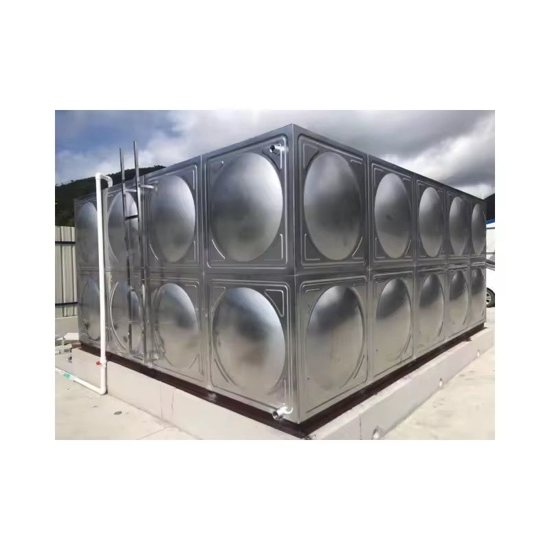 10m3 ظرفیت ذخیره سازی Ss316 مخزن بزرگ اندازه بزرگ فولاد ضد زنگ 10000 لیتر مخزن آب Ss304 مخزن آب قسمتی