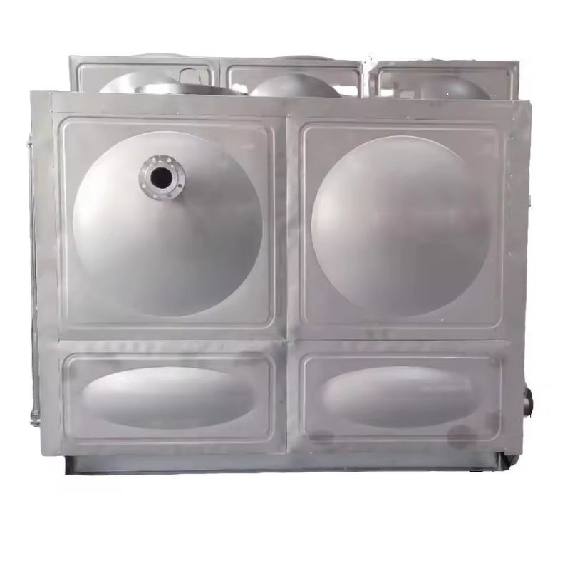 Op maat gemaakte opslagcapaciteit SS316 Tank Grote Grote grootte Roestvrij staal 10000 liter water tank SS304 sectioneel water