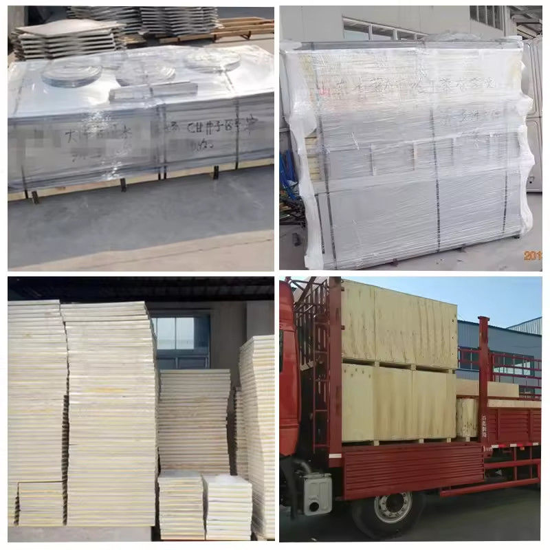 304 Thép không gỉ bể phân khúc cho nước uống Dễ lắp đặt bể phân khúc loại thực phẩm