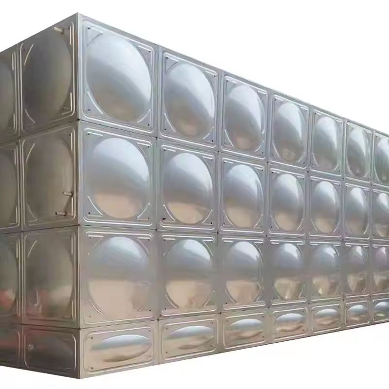 مخازن آب فلزی صنعتی Ss304 فولاد ضد زنگ 10000 لیتر برای کامیون مخزن 20000 لیتر برای مزارع