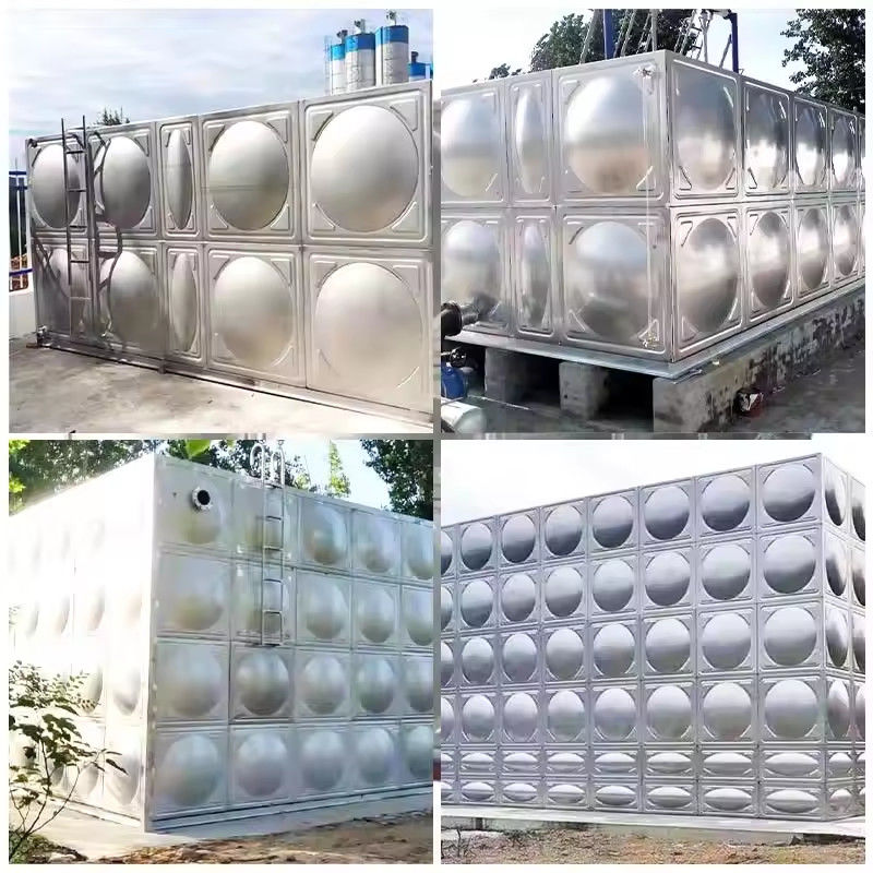 مخازن آب فلزی صنعتی Ss304 فولاد ضد زنگ 10000 لیتر برای کامیون مخزن 20000 لیتر برای مزارع