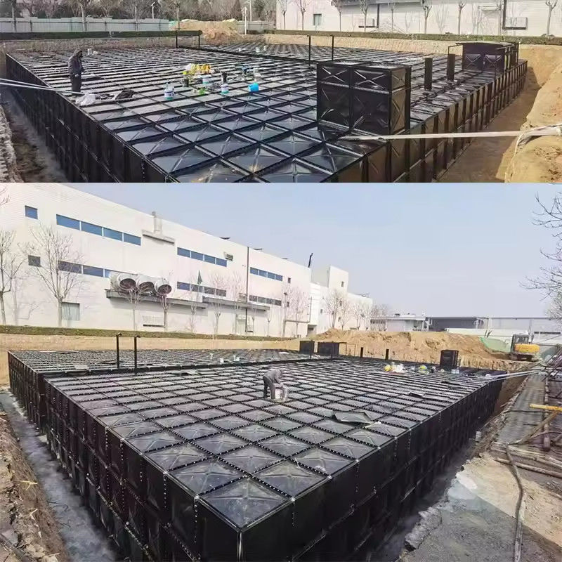 10000 20000 50000 Lit Gallon BDF GSC Bể lưu trữ nước dưới lòng đất Bể lưu trữ nước thép mô-đun lắp ráp