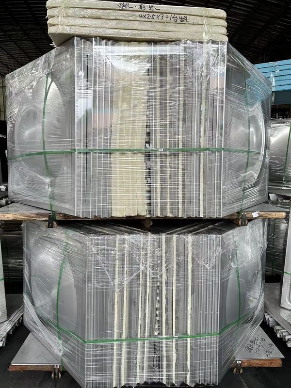 Çiftlik için sıcak daldırılmış galvanizli çelik depolama tankı Bölümsel yalıtımlı depolama paneli su tankı