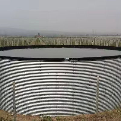 Sıcak Galvanizli Galvanizli Çelik Su Depolama Tankı 20000Liter 300000Liter 50000Liter Tatlı Su Üretici