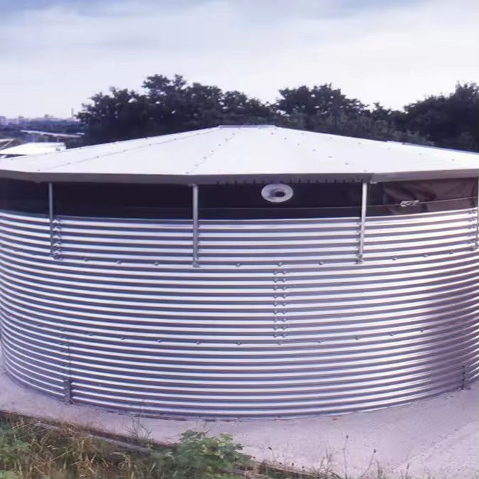 Sıcak Galvanizli Galvanizli Çelik Su Depolama Tankı 20000Liter 300000Liter 50000Liter Tatlı Su Üretici