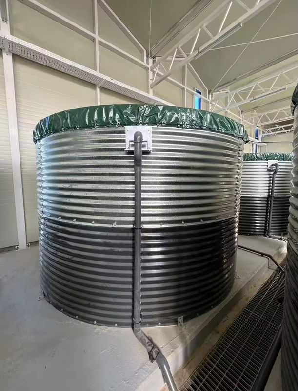 Sıcak Galvanizli Galvanizli Çelik Su Depolama Tankı 20000Liter 300000Liter 50000Liter Tatlı Su Üretici