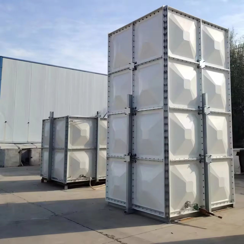 Grp zbiornik wody sekcjonalny do wody pitnej Caldera Tanque De Alimentación Fiberglass FRP Tank