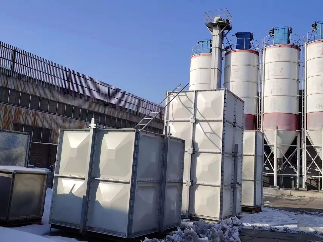 Grp zbiornik wody sekcjonalny do wody pitnej Caldera Tanque De Alimentación Fiberglass FRP Tank